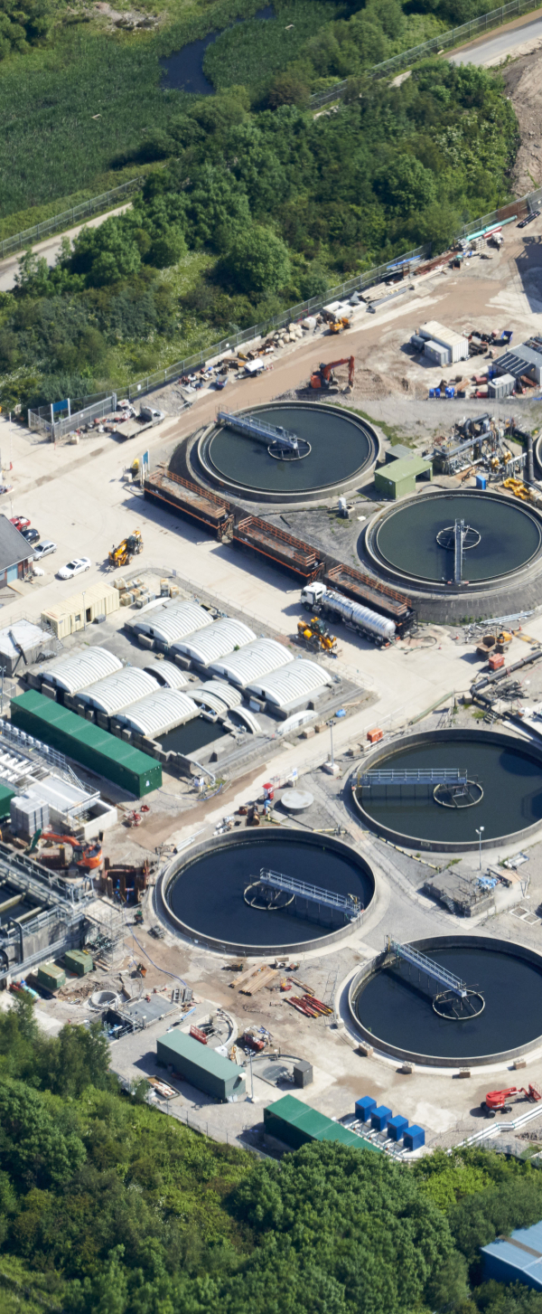 Morecambe Wastewater Treatment Works.