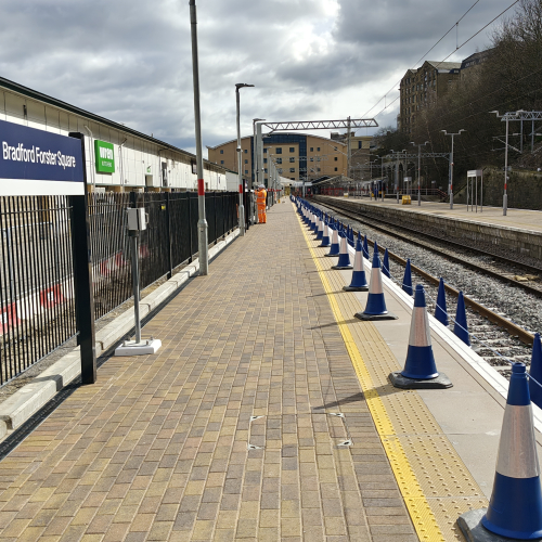 New platform at Bradford Forster Square station