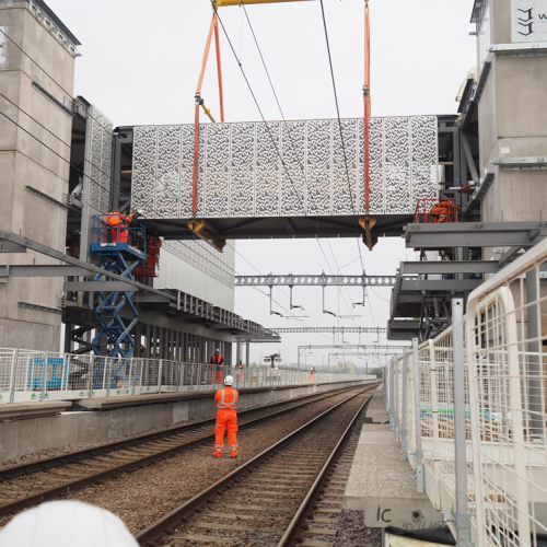 Cambridge North bridge lift VolkerFitzpatrick