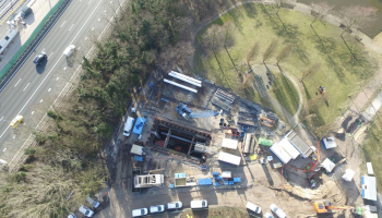 Crossing A10 District heating pipes