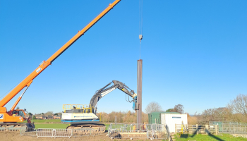 Garstang Flood Barrier temporary works