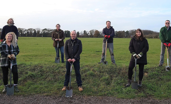 volunteers planted 360 trees in Thetford