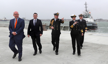 Princess Anne Opeining of Middle Jetty