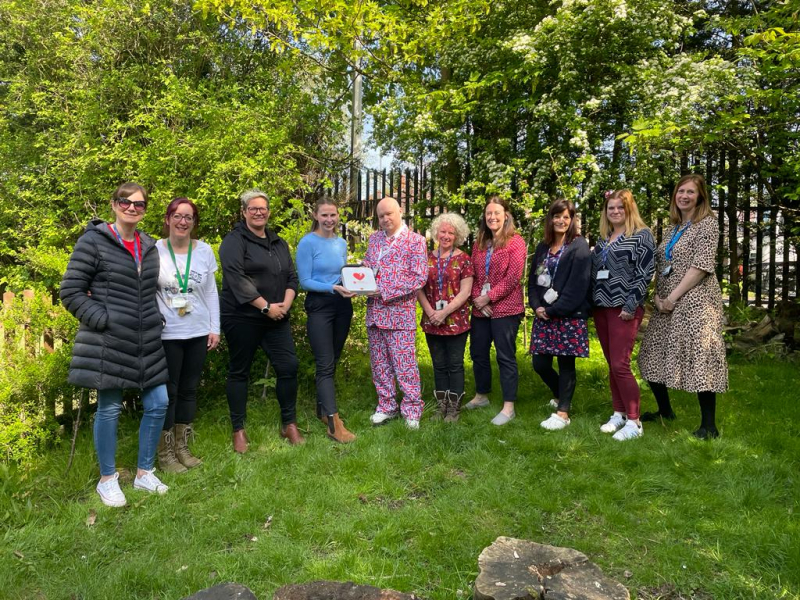 volunteering  Goodway Nursery - Defibrillator