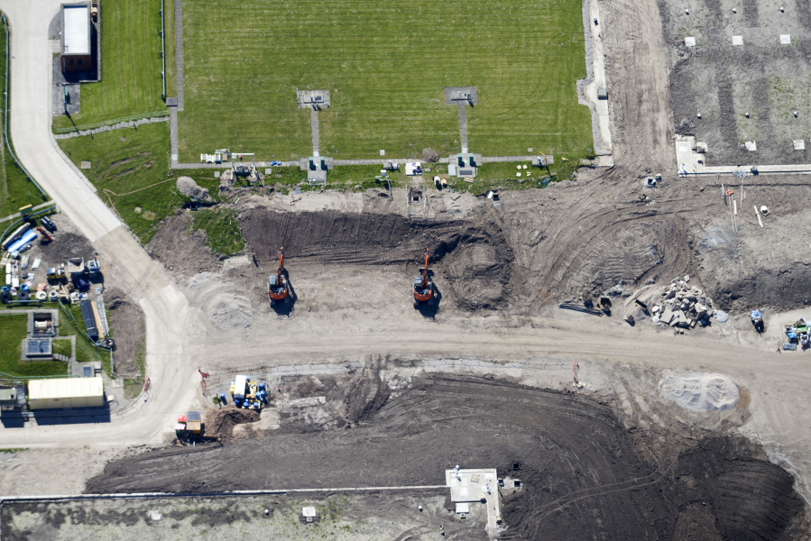 Morecambe Wastewater Treatment Works.
