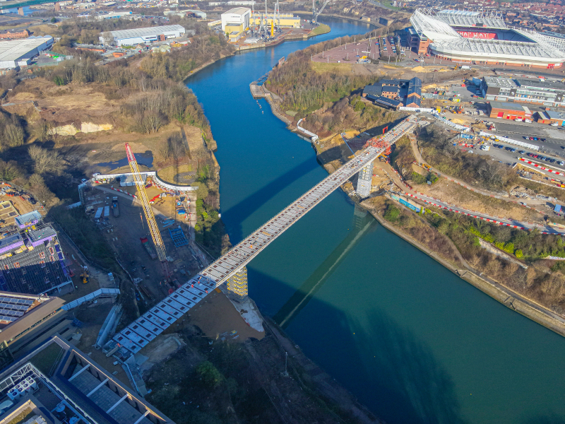 New Wear high-level Footbridge