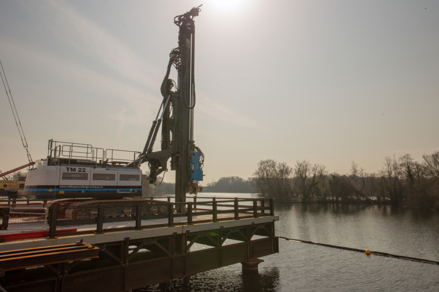 Piling at HS2.