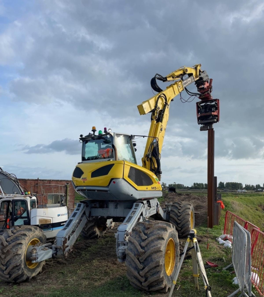 Spider excavator at RTWE