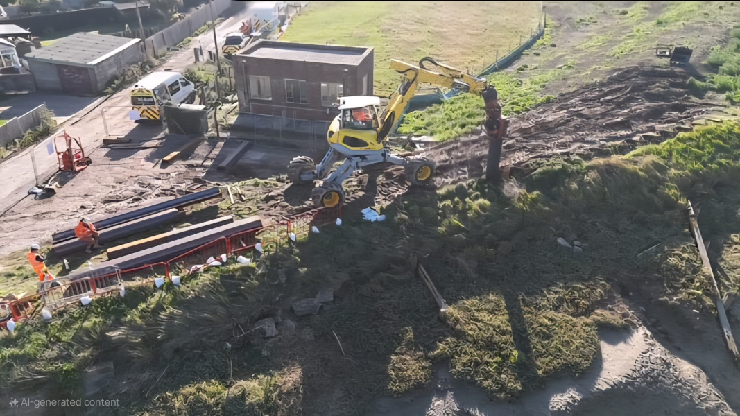 Spider excavator at RTWE