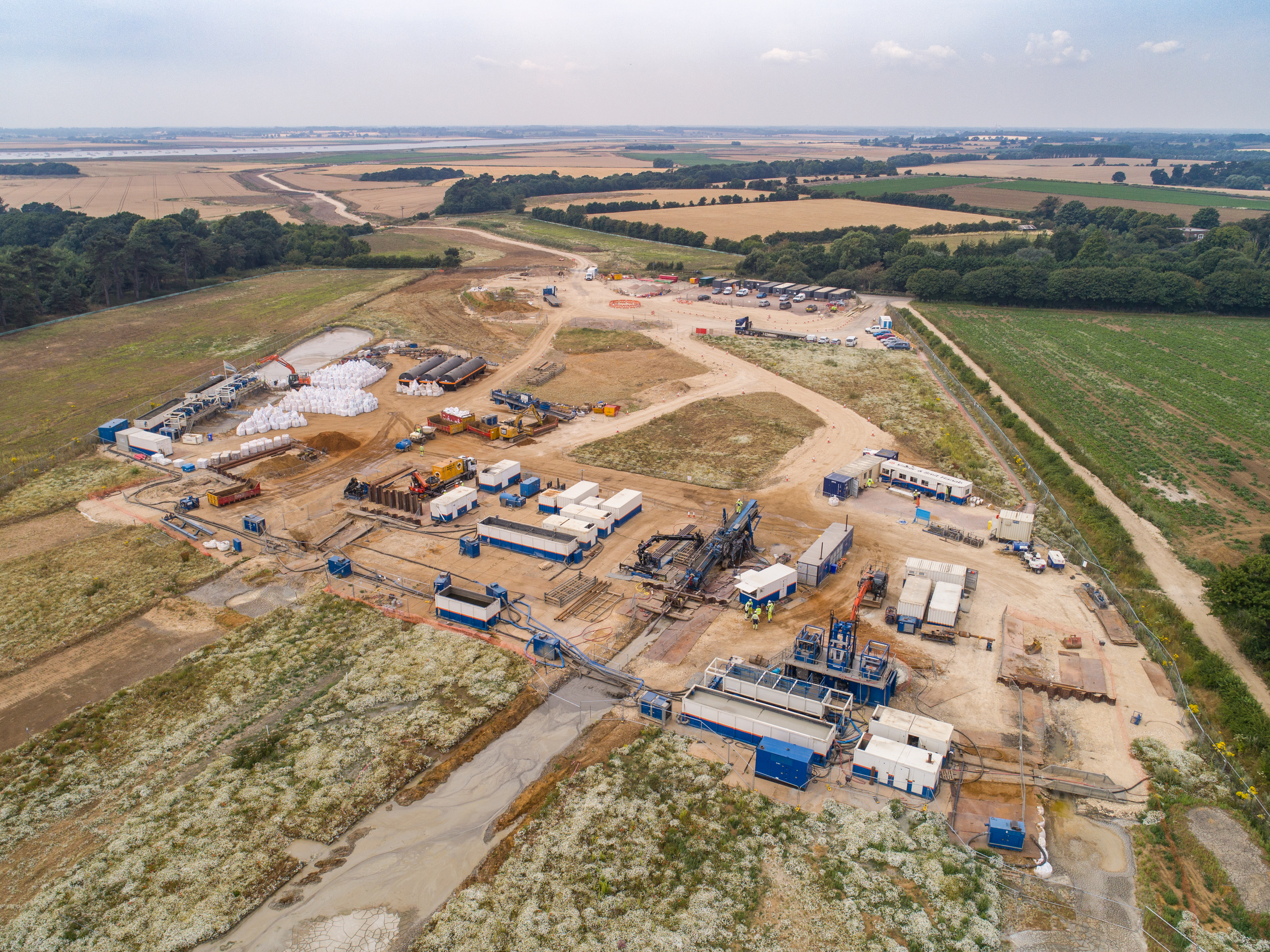 VolkerTrenchless Solutions on site at the East Anglia One project.