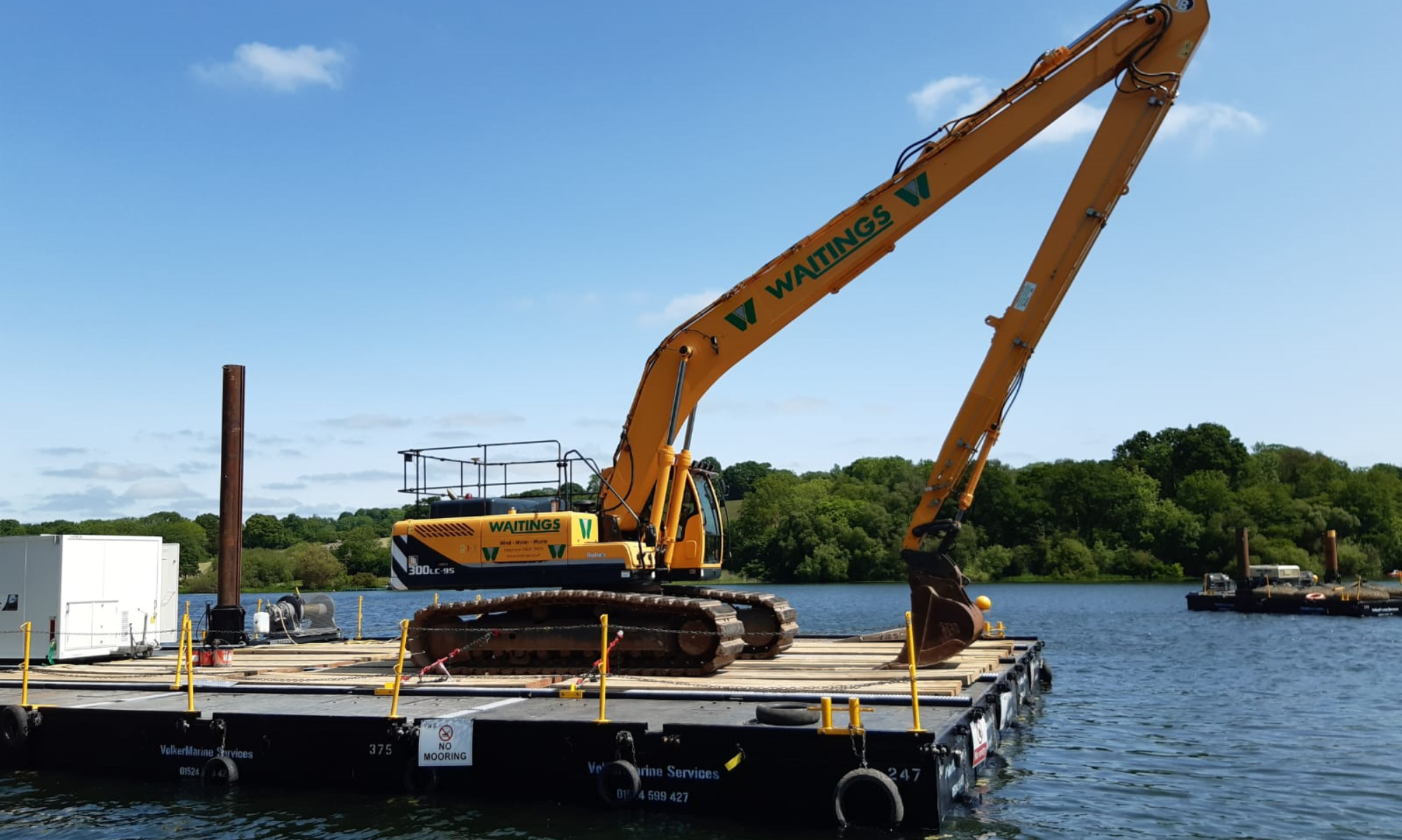 Ardingly Reservoir emergency stabilisation works